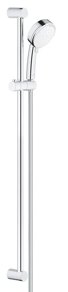 Душевой гарнитур GROHE New Tempesta Cosmopolitan 100, ручной душ, душевая штанга 900 мм и шланг, хро 27788002 Душевой гарнитур GROHE New Tempesta Cosmopolitan 100, ручной душ, душевая штанга 900 мм и шланг, хро 27788002