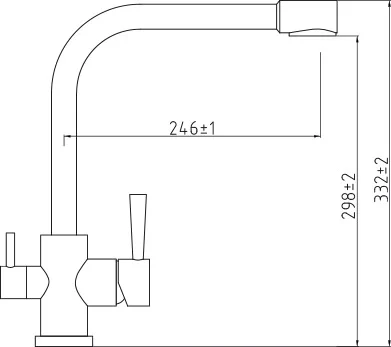 Смеситель для кухни Kaiser 26044-5 серебо с фильтром Барьер Эксперт Slim Классик БР26044-5 Смеситель для кухни Kaiser 26044-5 серебо с фильтром Барьер Эксперт Slim Классик БР26044-5