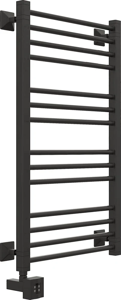 Полотенцесушитель электрический EWRIKA Кассандра Pt 90x50 L, черный матовый 510456 Полотенцесушитель электрический EWRIKA Кассандра Pt 90x50 L, черный матовый 510456