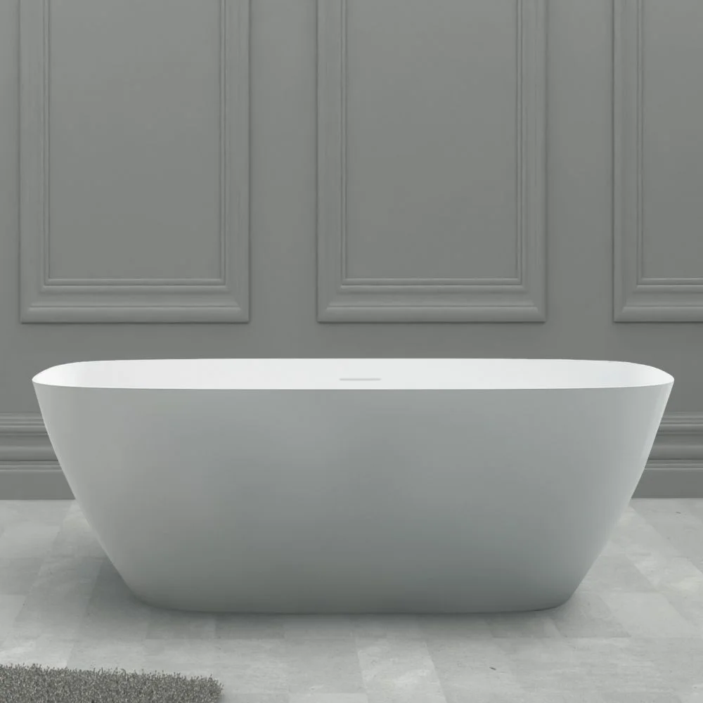 Ванна отдельностоящая ABBER AS9612-1.7 170x72 универсальная, белая матовая, искусственный камень Ванна отдельностоящая ABBER AS9612-1.7 170x72 универсальная, белая матовая, искусственный камень