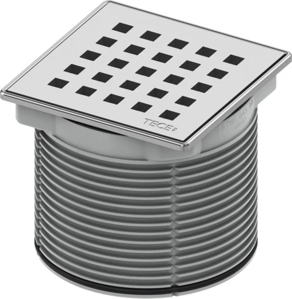 Декоративная панель TECE TECEdrainpoint S quadratum, 100 мм, в стальной рамке, с монтажным элемент 3660007 Декоративная панель TECE TECEdrainpoint S quadratum, 100 мм, в стальной рамке, с монтажным элемент 3660007