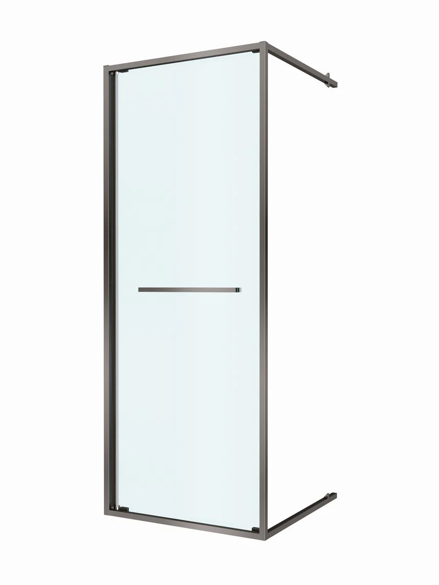 Душевая дверь CEZARES LUX-B-FS-1-70-C-GM 70 см, профиль оружейная сталь, стекло прозрачное Душевая дверь CEZARES LUX-B-FS-1-70-C-GM 70 см, профиль оружейная сталь, стекло прозрачное