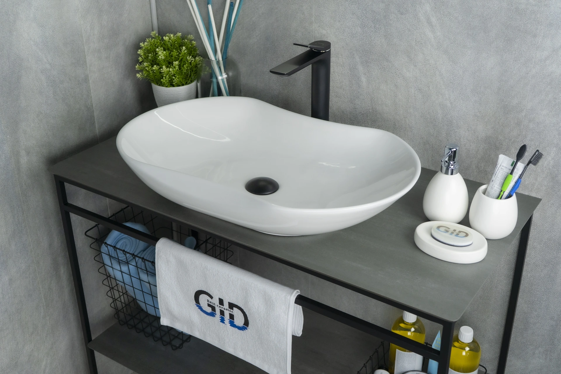 Раковина Gid N9175 51128 накладная белая 66.5x41x12 Раковина Gid N9175 51128 накладная белая 66.5x41x12