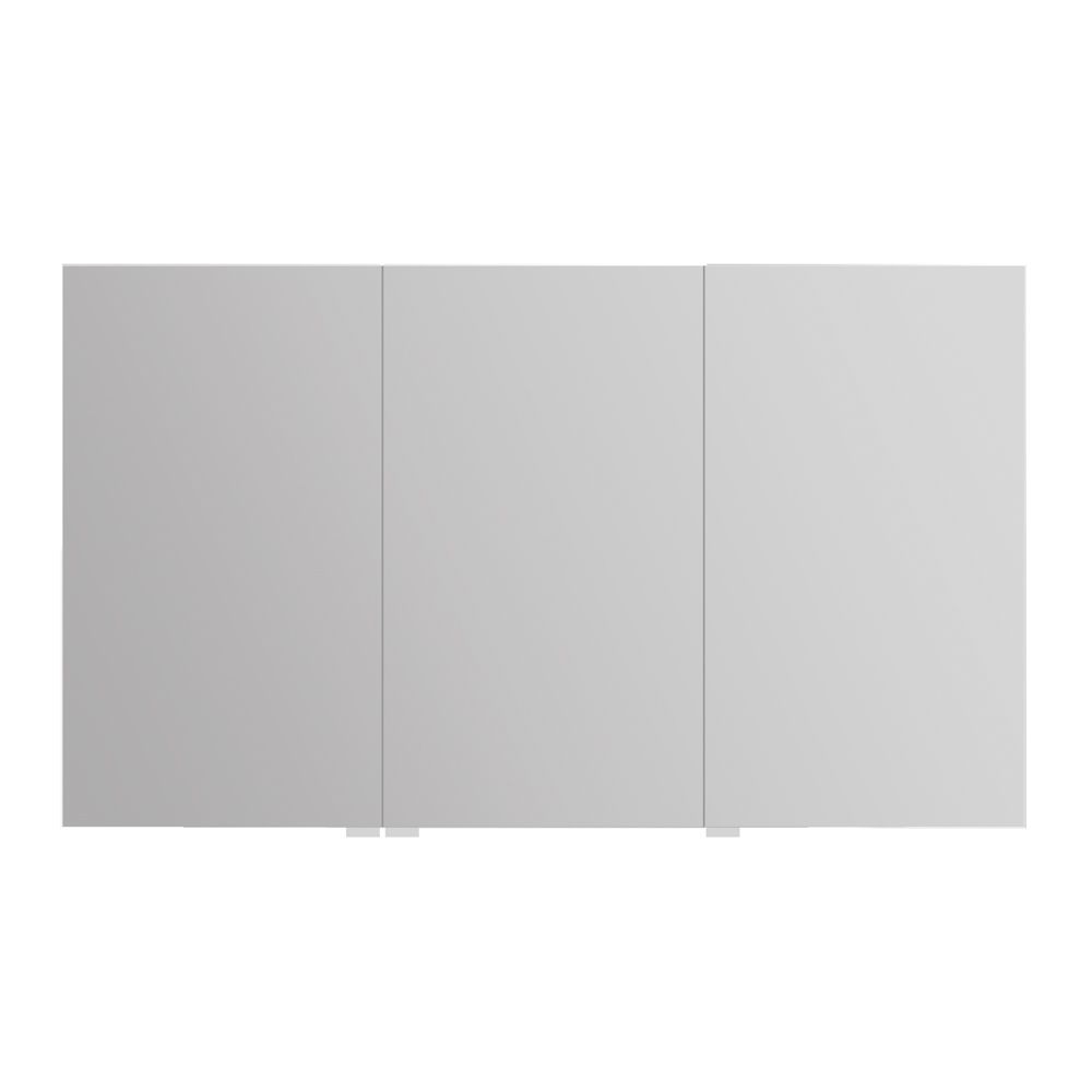 Детальная картинка товара «зеркальный шкаф spc-3a-dl-bl-1200 8w 220-240v 1200x126x700 с нижней подсветкой дверей с розеткой и сенсорным выключателем»