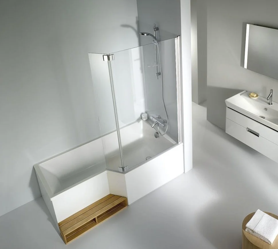 Акриловая ванна Jacob Delafon Bain-Douche Neo 180х90 E6D004R-00 правая Акриловая ванна Jacob Delafon Bain-Douche Neo 180х90 E6D004R-00 правая