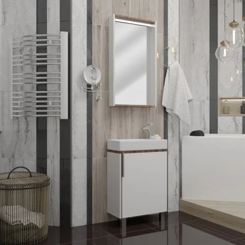 Зеркальный шкаф Aquaton Бэлла 1A221702BBAZ1 Зеркальный шкаф Aquaton Бэлла 1A221702BBAZ1