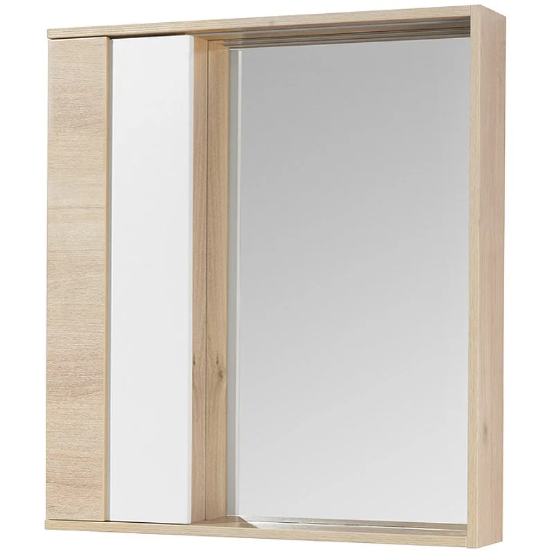 Зеркальный шкаф Aquaton Бостон 75 дуб эврика 1A240302BN010 Зеркальный шкаф Aquaton Бостон 75 дуб эврика 1A240302BN010