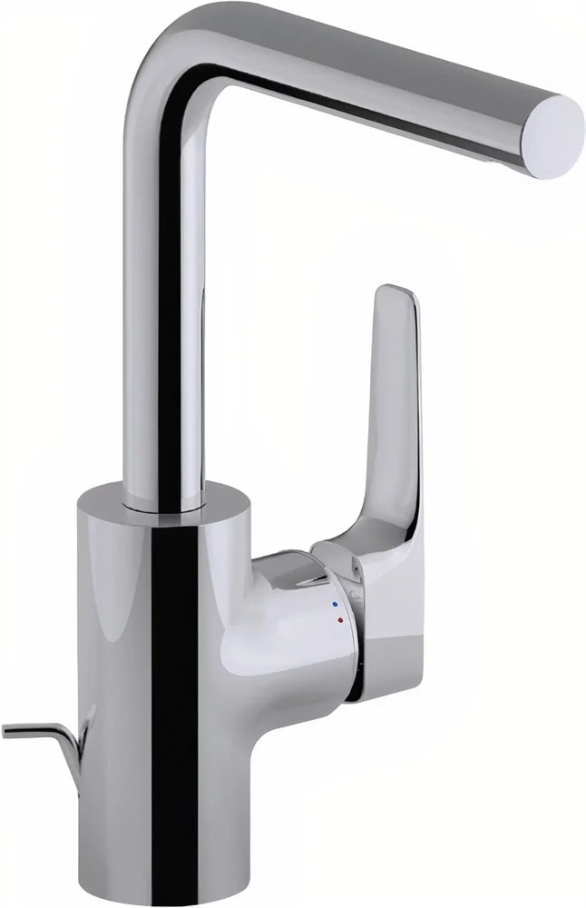 Смеситель для раковины Jacob Delafon Aleo+ E72357-CP с донным клапаном Смеситель для раковины Jacob Delafon Aleo+ E72357-CP с донным клапаном