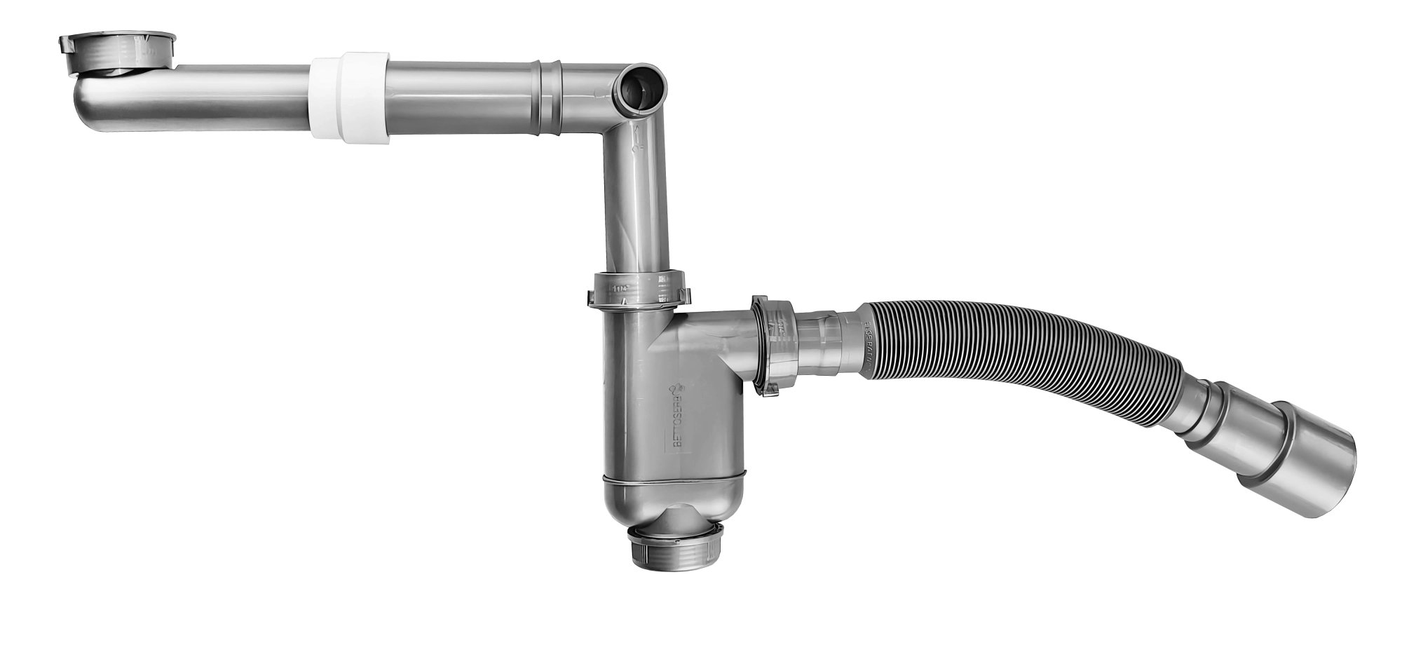 Сифон для раковины BETTOSERB 125342 без выпуска, телескопический, компактный, 32мм Сифон для раковины BETTOSERB 125342 без выпуска, телескопический, компактный, 32мм