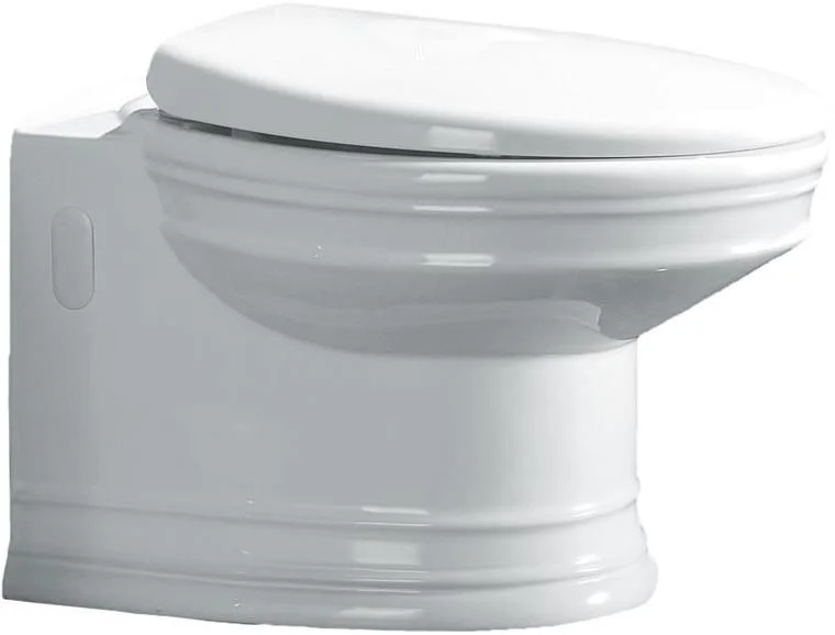 Унитаз подвесной Boheme Puro с узором хром без сиденья 954-CH Унитаз подвесной Boheme Puro с узором хром без сиденья 954-CH