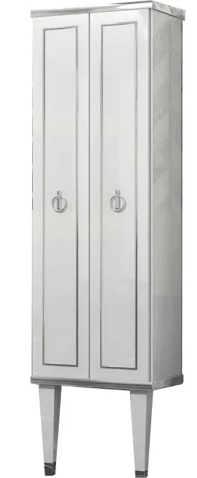 Шкаф-пенал Opadiris Порто Z0000014874 белый/хром Шкаф-пенал Opadiris Порто Z0000014874 белый/хром