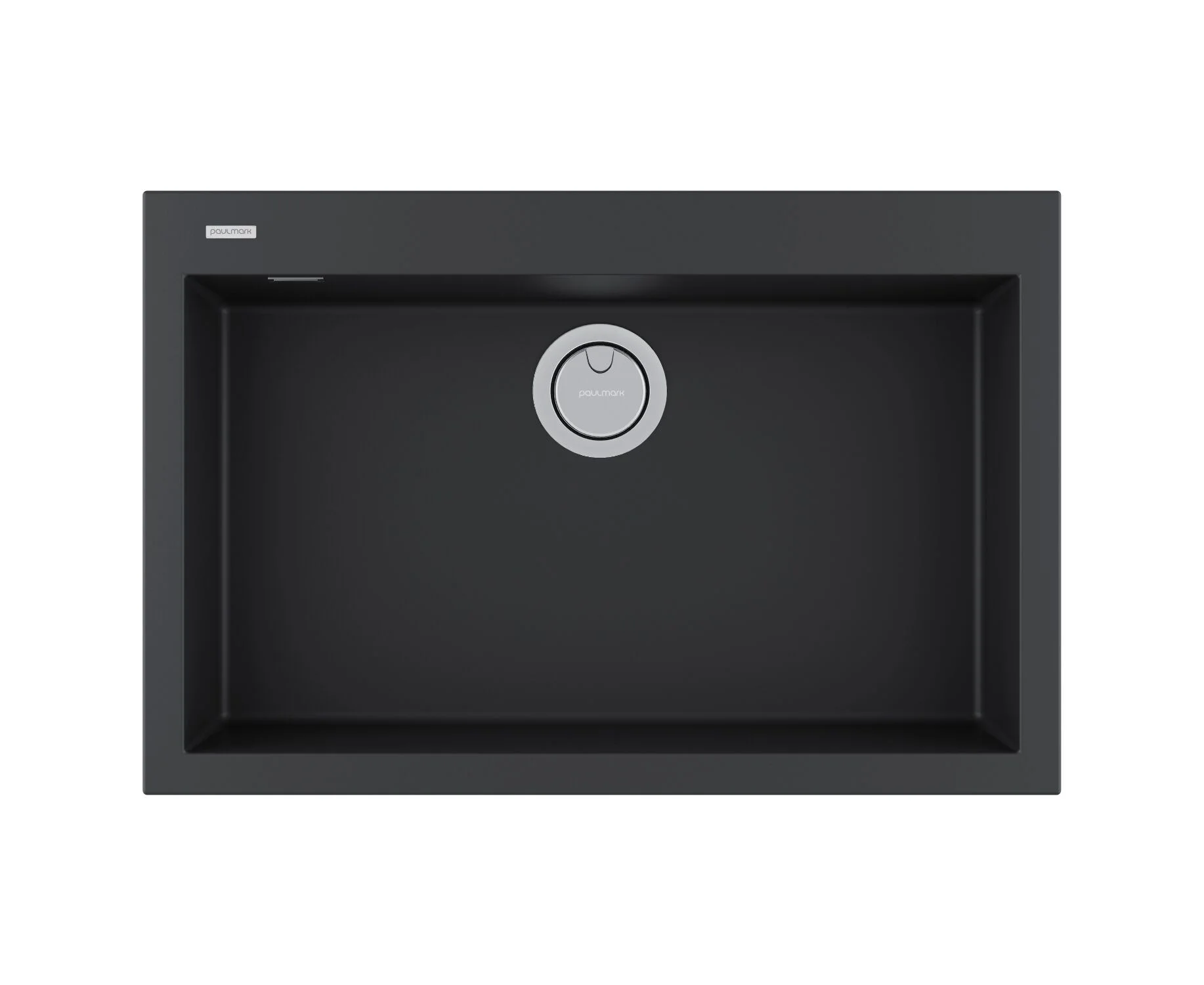 Кухонная мойка Paulmark DECORATION 76 PM937650-AN, ANTRACITE, 760х500 мм Кухонная мойка Paulmark DECORATION 76 PM937650-AN, ANTRACITE, 760х500 мм