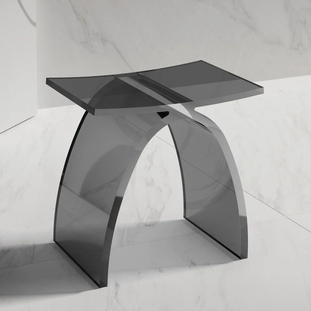 Стул для душа ABBER Kristall AT1739Onyx черный Стул для душа ABBER Kristall AT1739Onyx черный