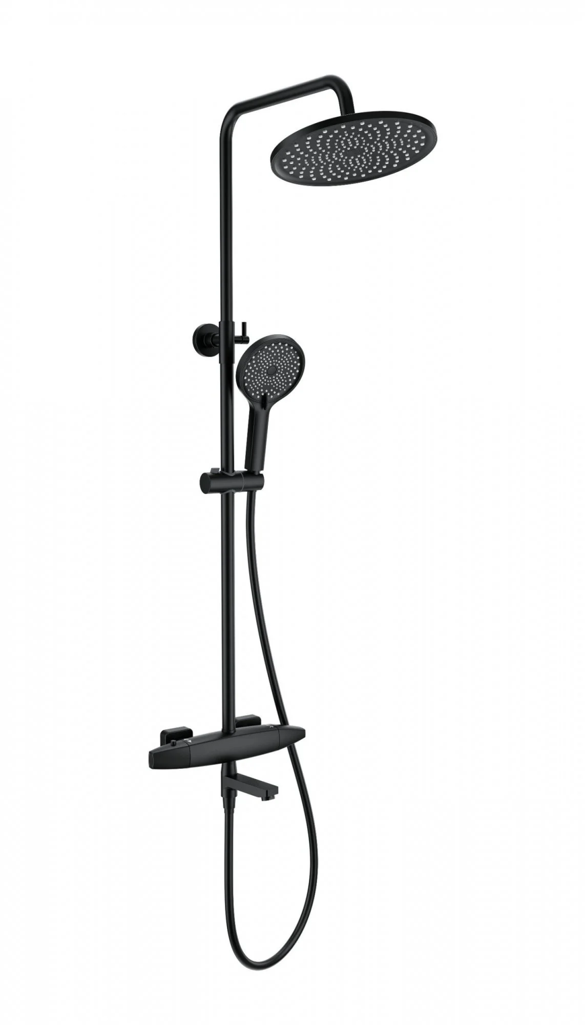 Душевая система Wonzon & Woghand с термостатом, черный матовый (WW-B3035-A2-MB) Душевая система Wonzon & Woghand с термостатом, черный матовый (WW-B3035-A2-MB)