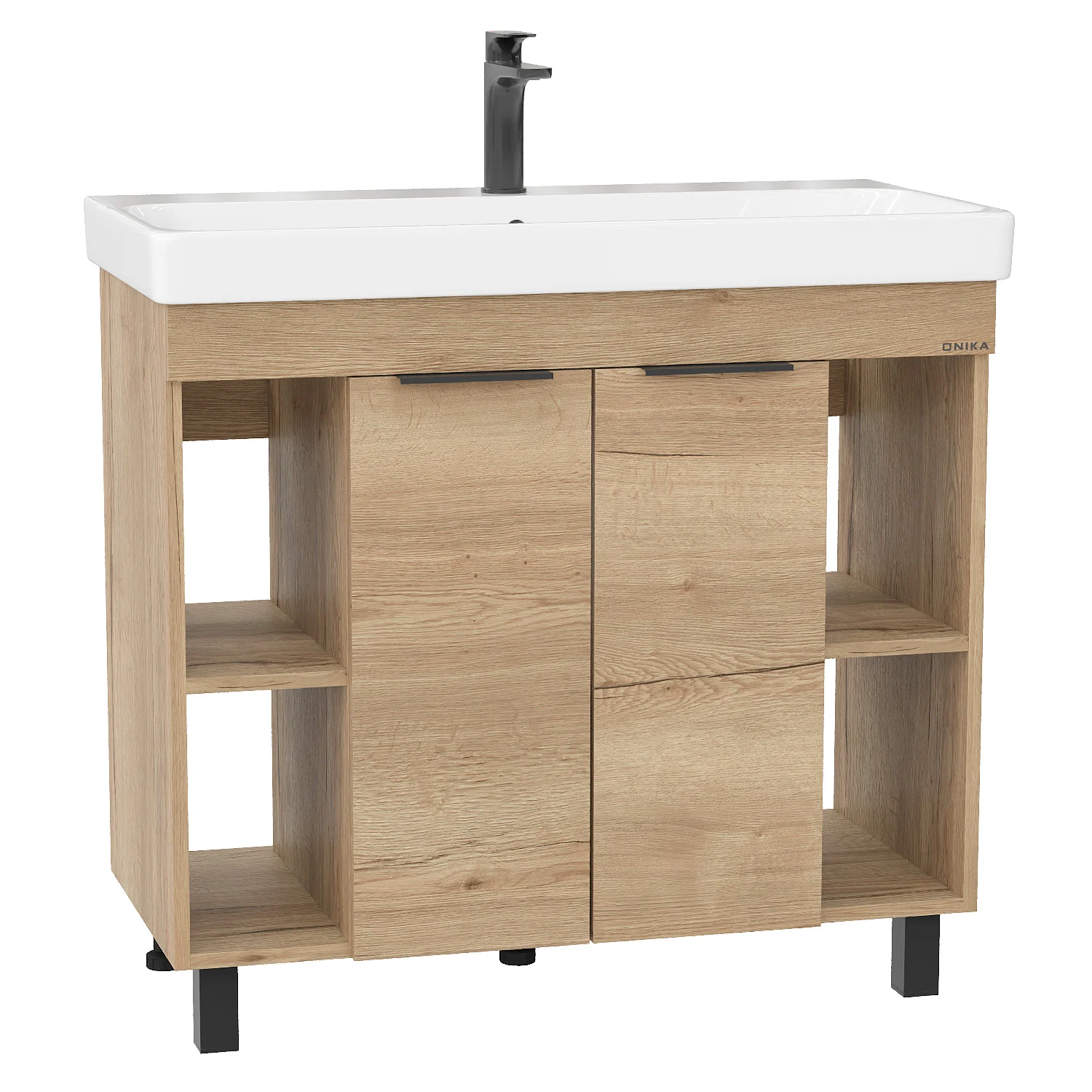 Тумба под раковину Onika Легран 90 см 109031 напольная, дуб галифакс (для Адриана 90) Тумба под раковину Onika Легран 90 см 109031 напольная, дуб галифакс (для Адриана 90)