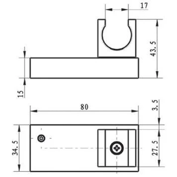 Держатель ручного душа Villeroy&Boch Universal TVC00045900061 Держатель ручного душа Villeroy&Boch Universal TVC00045900061