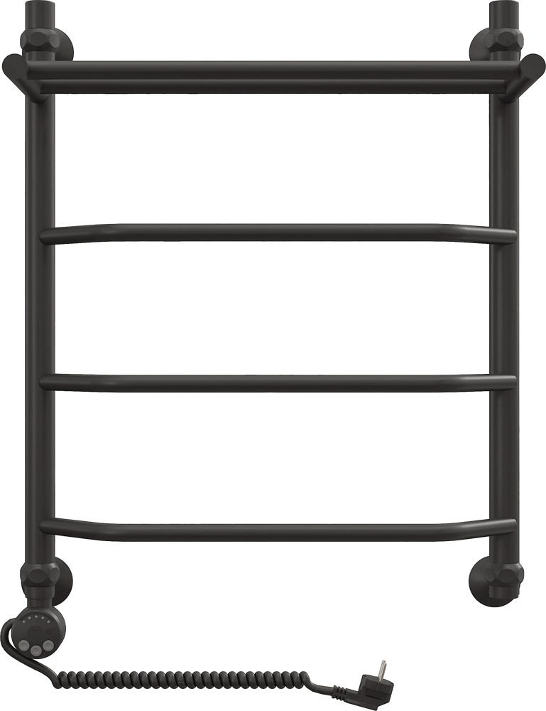 Полотенцесушитель электрический EWRIKA Сафо FT 60х50 L, черный матовый 537254 Полотенцесушитель электрический EWRIKA Сафо FT 60х50 L, черный матовый 537254