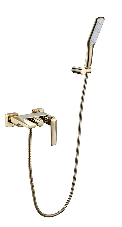 Смеситель для ванны Boheme VENTURO золото 383 с душевым гарнитуром Смеситель для ванны Boheme VENTURO золото 383 с душевым гарнитуром