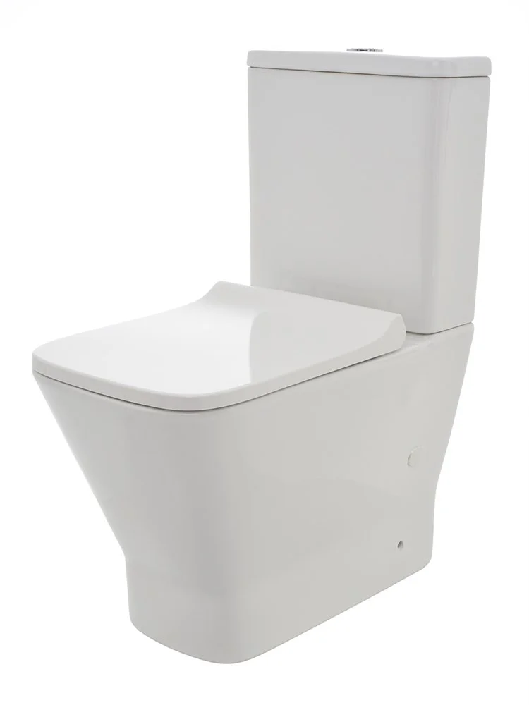 Чаша напольного унитаза AQUAme Rimless AQM1005 c сиденьем SoftClose, горизонтальный выпуск 620x345x4 Чаша напольного унитаза AQUAme Rimless AQM1005 c сиденьем SoftClose, горизонтальный выпуск 620x345x4