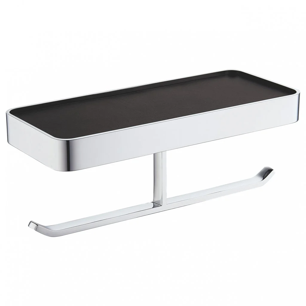 Держатель туалетной бумаги Wonzon & Woghand с полкой, хром (WW-8356A) Держатель туалетной бумаги Wonzon & Woghand с полкой, хром (WW-8356A)