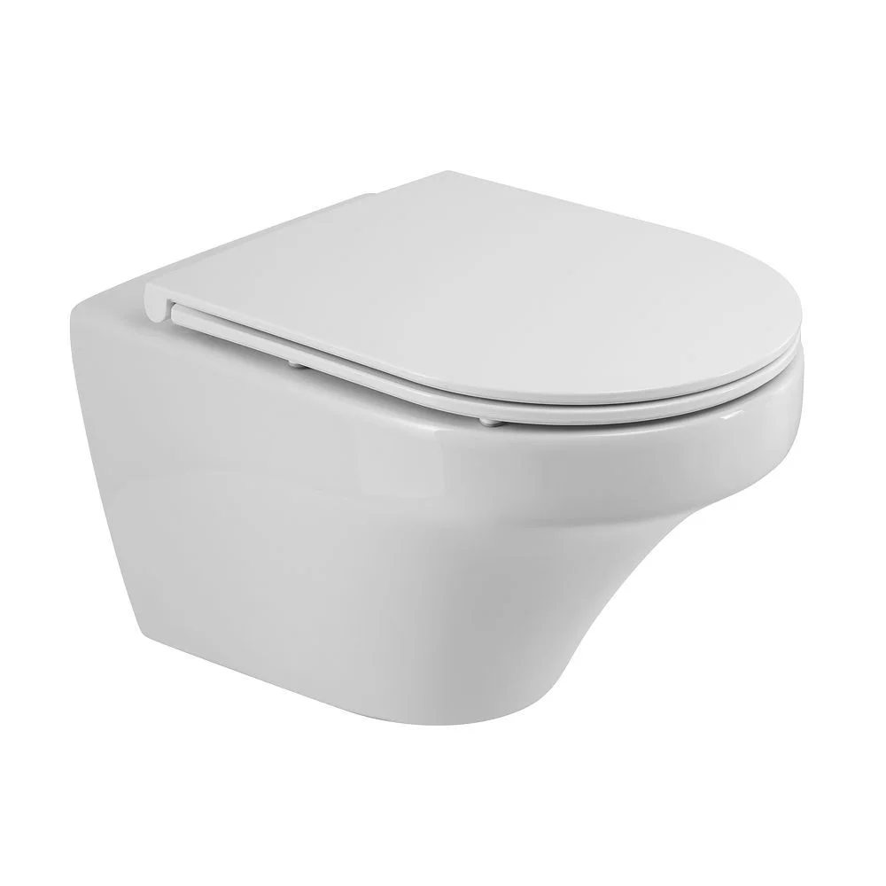 Унитаз подвесной CEZARES DUET CZR-2462-TH-TOR/CZR-870-SC безободковый с сиденьем Унитаз подвесной CEZARES DUET CZR-2462-TH-TOR/CZR-870-SC безободковый с сиденьем