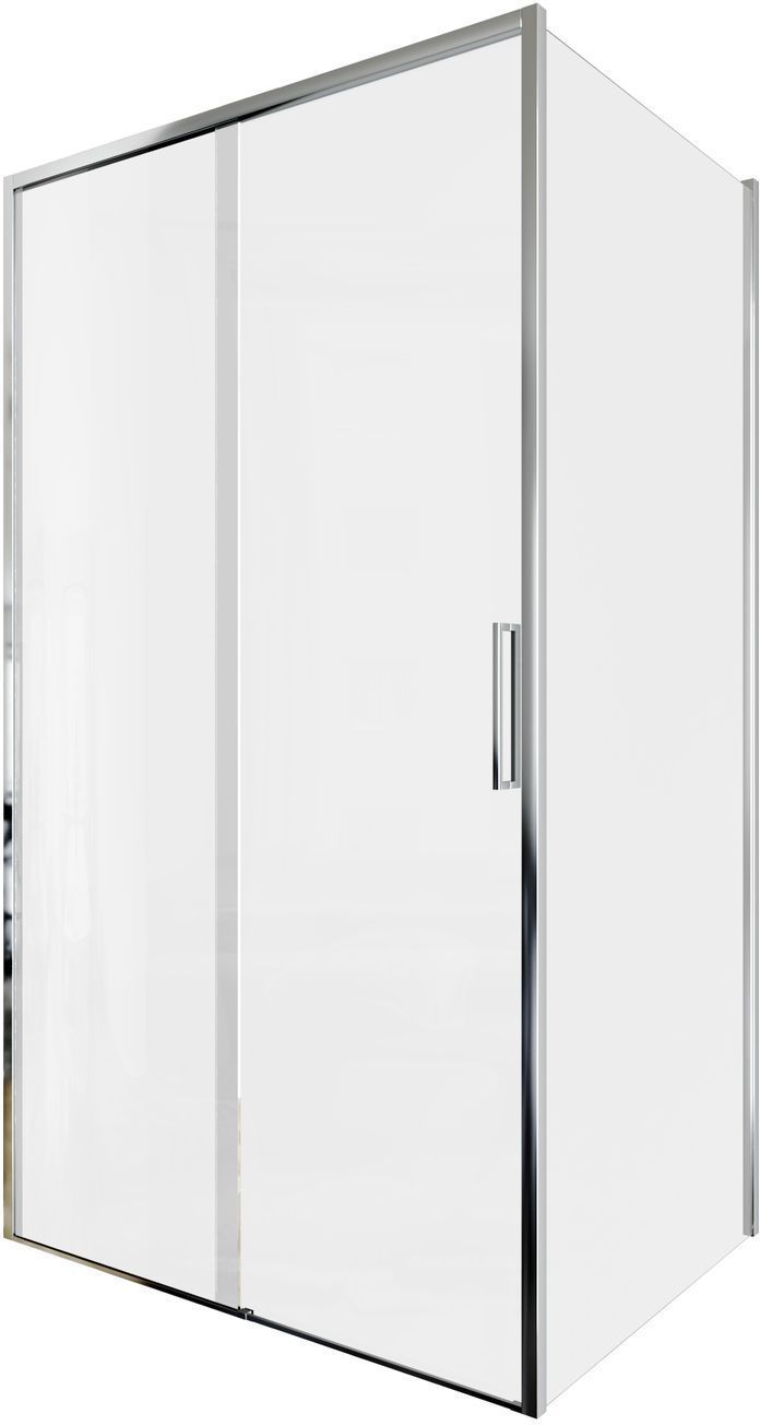 Детальная картинка товара «душевой уголок aquanet pleasure evo 110x90 ae65-110x90-ct профиль хром, прозрачное стекло»