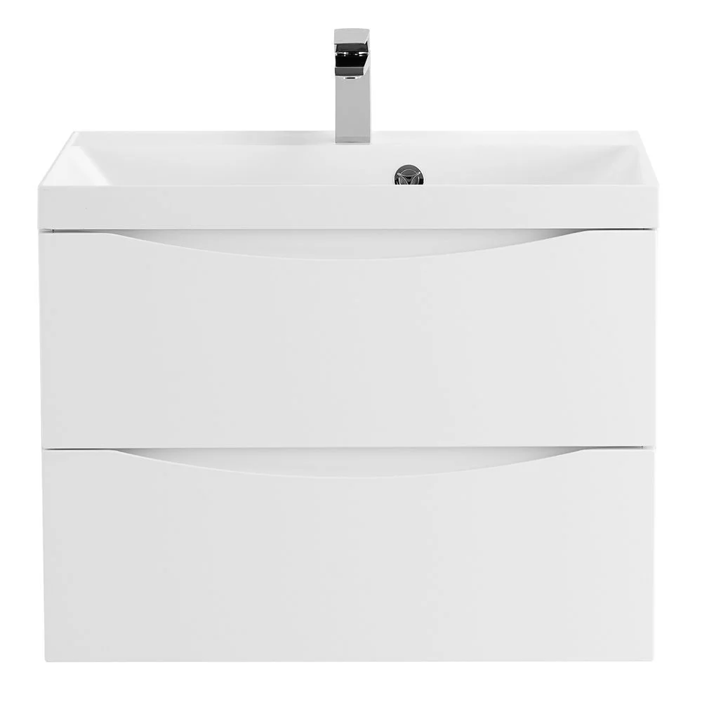 Тумба под раковину BelBagno MARINO-700-2C-SO-BL-P подвесная 700x450 Bianco Lucido Тумба под раковину BelBagno MARINO-700-2C-SO-BL-P подвесная 700x450 Bianco Lucido