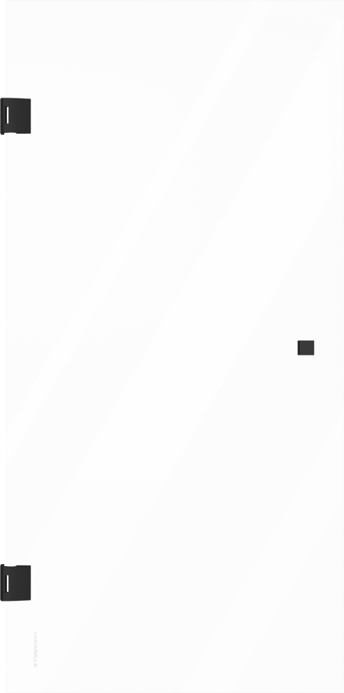 Шторка на ванну STWORKI Ольборг распашная, 70х140, профиль черный матовый, прозрачное стекло 583120 Шторка на ванну STWORKI Ольборг распашная, 70х140, профиль черный матовый, прозрачное стекло 583120