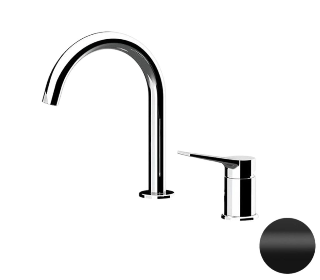 Смеситель для раковины Remer Slash SL57NO, черный матовый Смеситель для раковины Remer Slash SL57NO, черный матовый