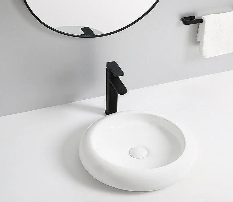 Раковина CeramaLux 7031B накладная, белый Раковина CeramaLux 7031B накладная, белый