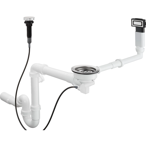 Слив-перелив Hansgrohe с автоматическим управлением D14-11 43931800, нержавеющая сталь Слив-перелив Hansgrohe с автоматическим управлением D14-11 43931800, нержавеющая сталь