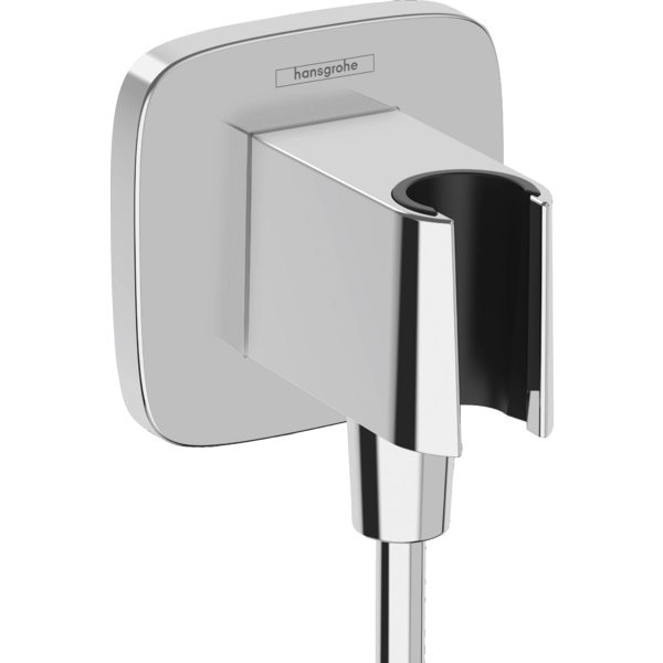 Шланговое подключение Hansgrohe FixFit Porter Q с держателем для душа 26887000, хром Шланговое подключение Hansgrohe FixFit Porter Q с держателем для душа 26887000, хром