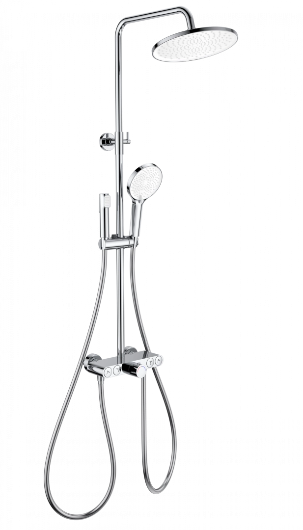 Душевая система Wonzon & Woghand с термостатом, хром (WW-B4113-CR) Душевая система Wonzon & Woghand с термостатом, хром (WW-B4113-CR)