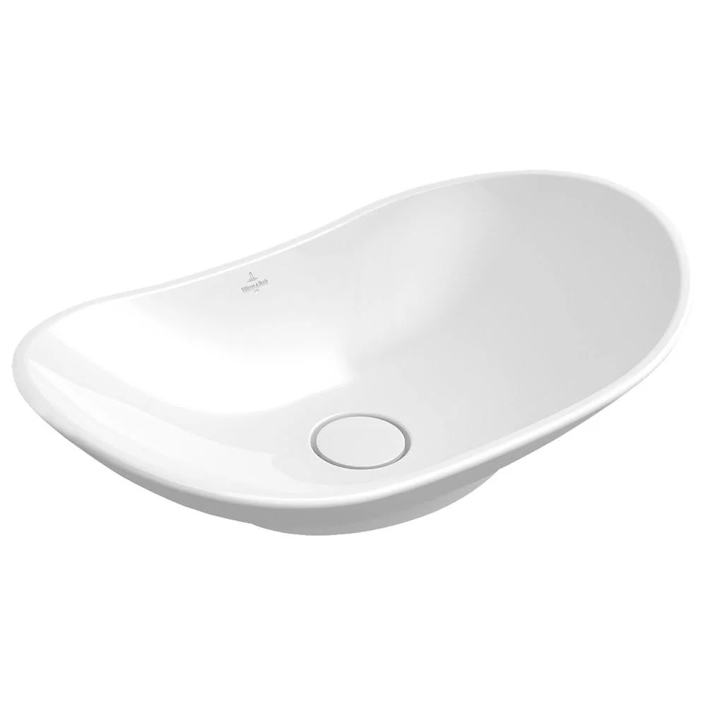 Раковина накладная Villeroy & Boch My Nature 67 x 43 см CeramicPlus 411060R1 Раковина накладная Villeroy & Boch My Nature 67 x 43 см CeramicPlus 411060R1