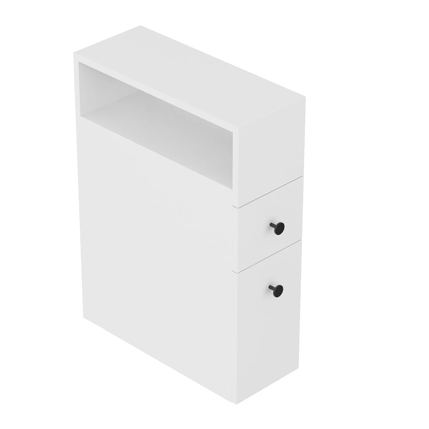 Шкаф-пенал Onika Кроун 20 см 402001 напольный, белый Шкаф-пенал Onika Кроун 20 см 402001 напольный, белый