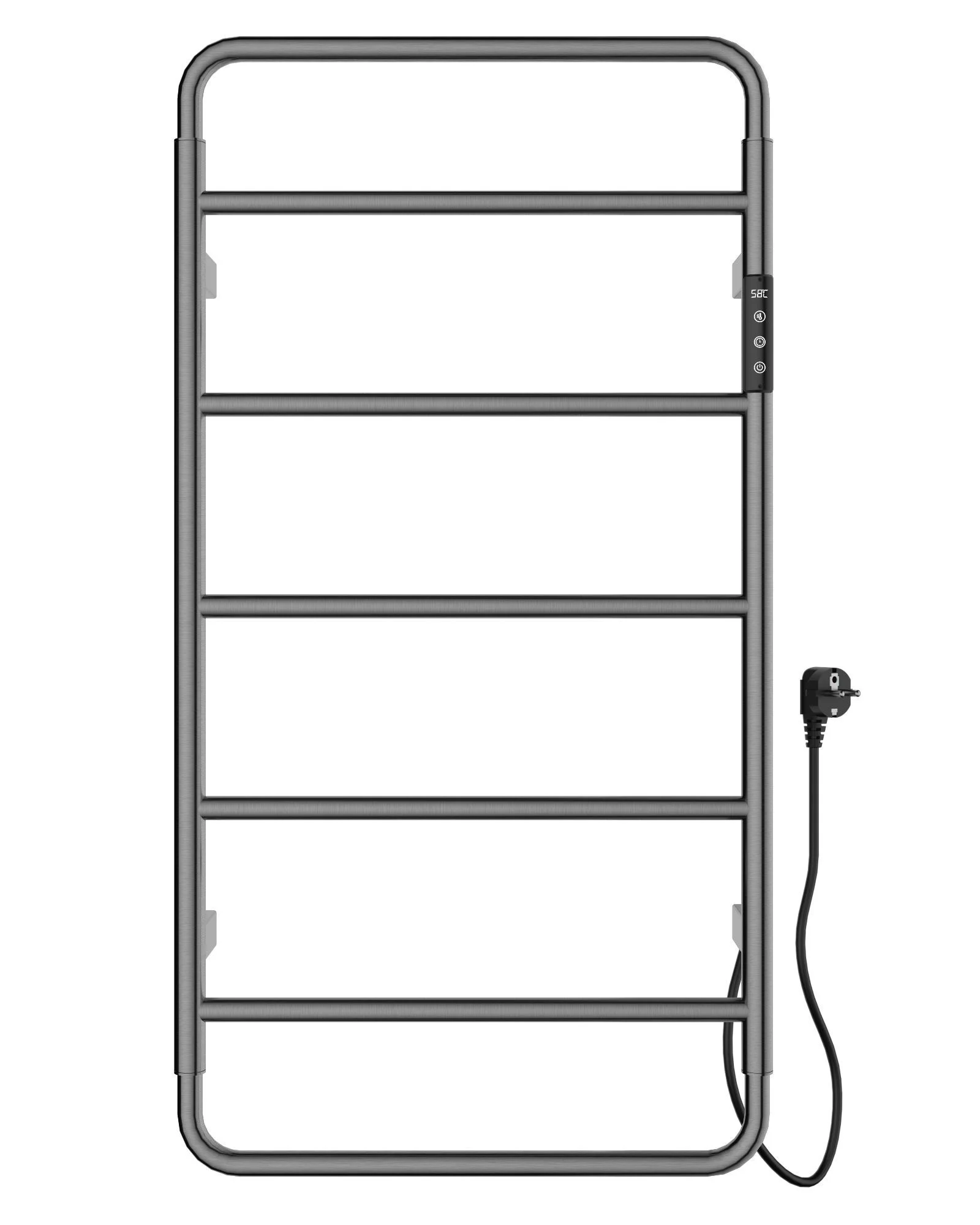 Полотенцесушитель электрический Wonzon & Woghand темный графит (WW-AL202-GM) Полотенцесушитель электрический Wonzon & Woghand темный графит (WW-AL202-GM)