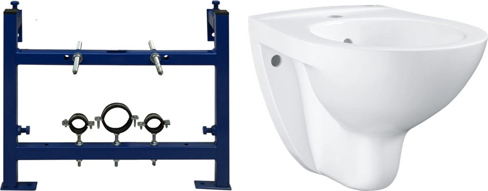 Комплект биде подвесное GROHE Bau Ceramic 39433000 + Система инсталляции для биде STWORKI 540201 580 580392 Комплект биде подвесное GROHE Bau Ceramic 39433000 + Система инсталляции для биде STWORKI 540201 580 580392