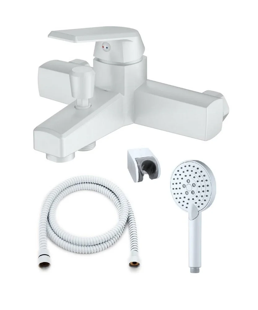 Смеситель для ванны OneLife P02-300w белый Смеситель для ванны OneLife P02-300w белый