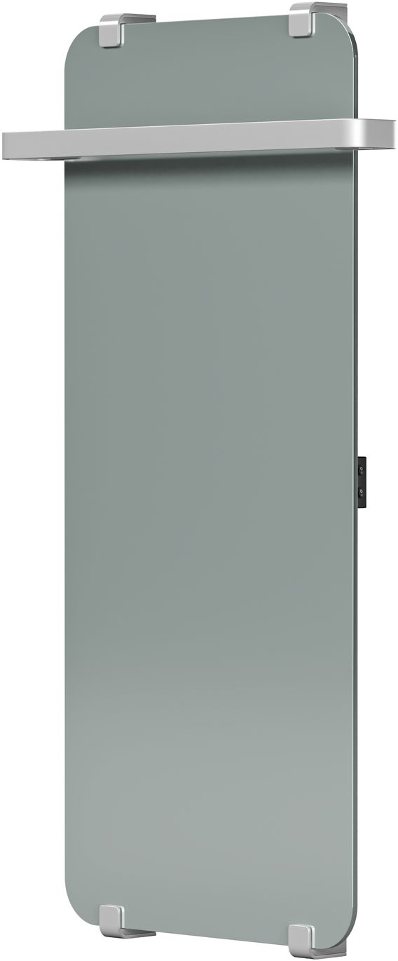 Полотенцесушитель электрический Allen Brau Infinity 100x44 00325644 с рейлингом 2.0 и креплением, серебро брашированное Полотенцесушитель электрический Allen Brau Infinity 100x44 00325644 с рейлингом 2.0 и креплением, серебро брашированное