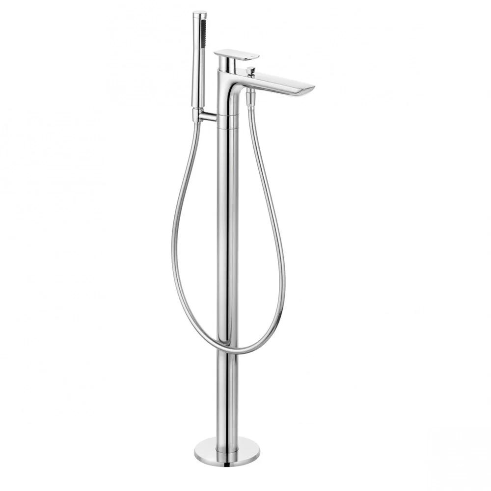 Смеситель для ванны Kludi E2 495900575 напольный Смеситель для ванны Kludi E2 495900575 напольный