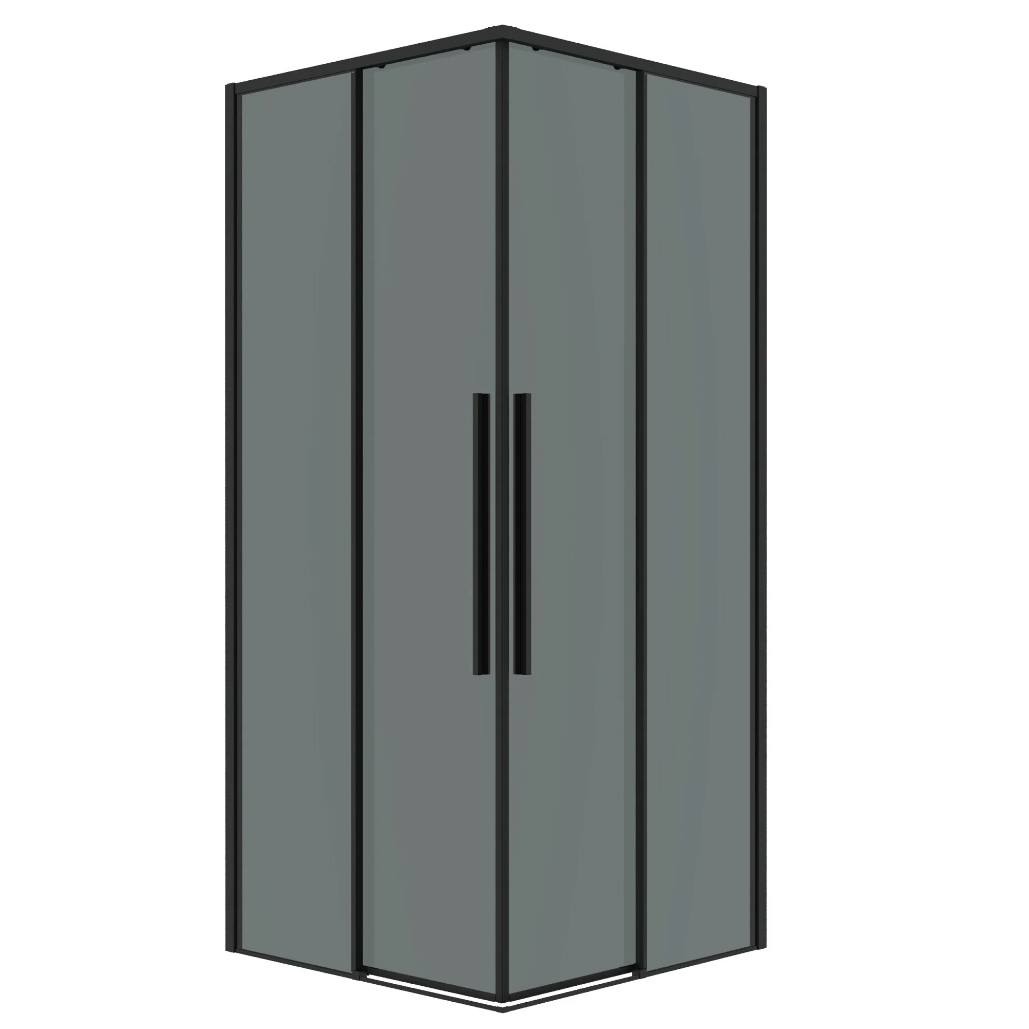 Душевой уголок GROSSMAN Galaxy 300.K33.01.8080.21.10 (80x80x195) квадрат,раздвижн,черн. мат,стекло тонированн Душевой уголок GROSSMAN Galaxy 300.K33.01.8080.21.10 (80x80x195) квадрат,раздвижн,черн. мат,стекло тонированн