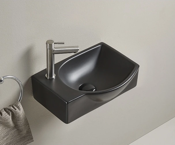 Раковина Gid Bm9276R 62205R подвесная черная матовая 40.5x28x14 Раковина Gid Bm9276R 62205R подвесная черная матовая 40.5x28x14