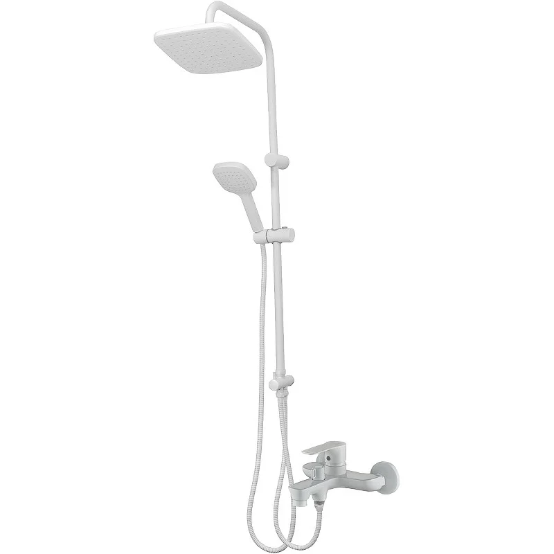 Душевая система Orange Aristo M19-944w с изливом, белый Душевая система Orange Aristo M19-944w с изливом, белый