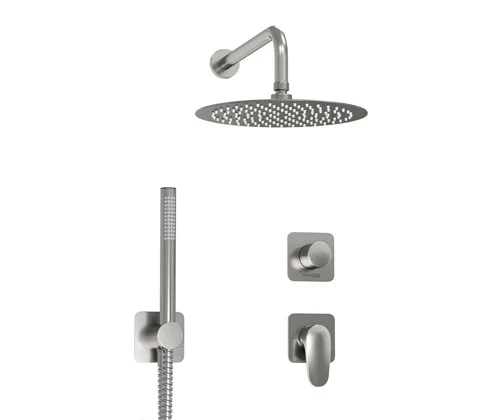 Душевая система WasserKRAFT A1451.272.097.121.275.100.276 встраиваемая никель Душевая система WasserKRAFT A1451.272.097.121.275.100.276 встраиваемая никель