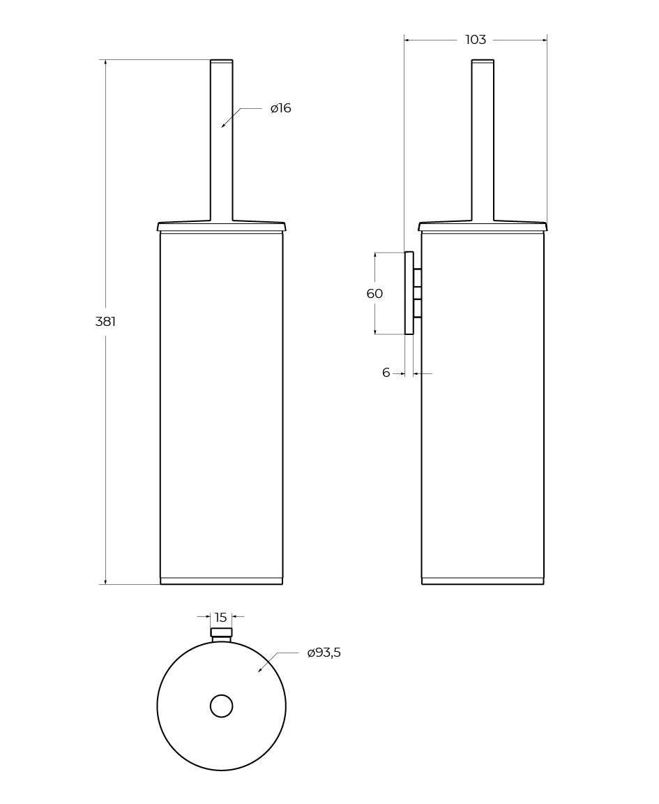Ершик для унитаза CEZARES RELAX-TBS-M-01 хром Ершик для унитаза CEZARES RELAX-TBS-M-01 хром