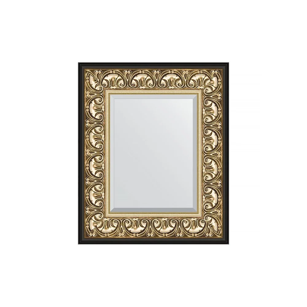 Зеркало Evoform EXCLUSIVE, BY 1373, 50 x 60 см с фацетом в багетной раме - барокко Зеркало Evoform EXCLUSIVE, BY 1373, 50 x 60 см с фацетом в багетной раме - барокко
