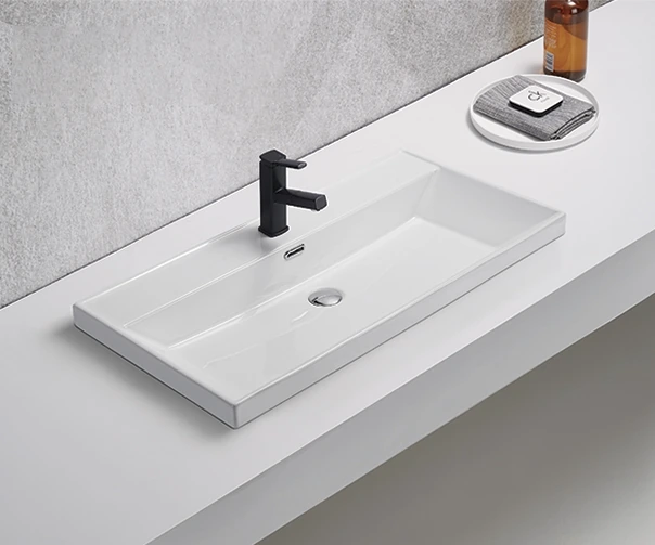 Раковина Gid 5580s 71167 встраиваемая сверху белая 81x46.5x15 Раковина Gid 5580s 71167 встраиваемая сверху белая 81x46.5x15