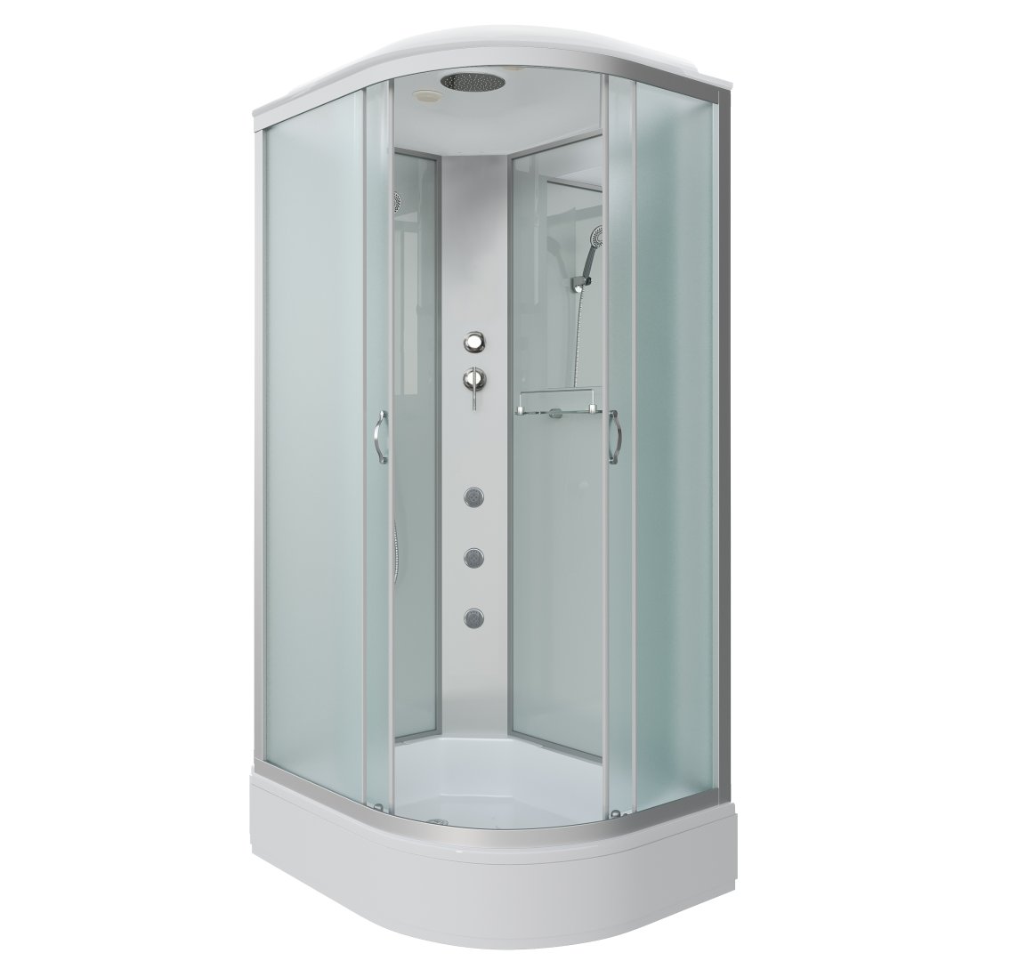 Детальная картинка товара «душевая кабина niagara classic ng-33294-14lg (1200х900х2150) средний поддон (26см) стекло матовое 332944lg»