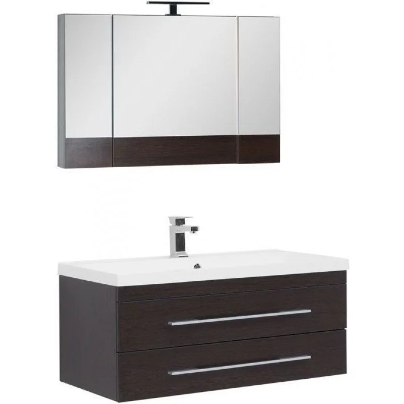 Комплект мебели Aquanet Нота NEW 100 венге (камерино) 00230304 Комплект мебели Aquanet Нота NEW 100 венге (камерино) 00230304