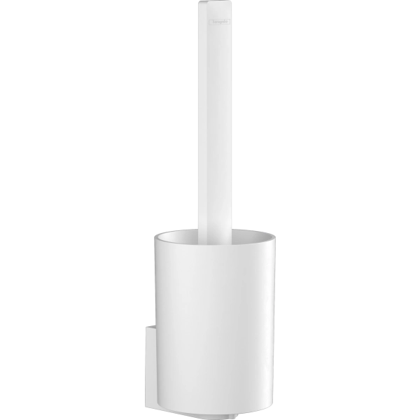 Ершик для унитаза Hansgrohe WallStoris с держателем 27927700, матовый белый Ершик для унитаза Hansgrohe WallStoris с держателем 27927700, матовый белый